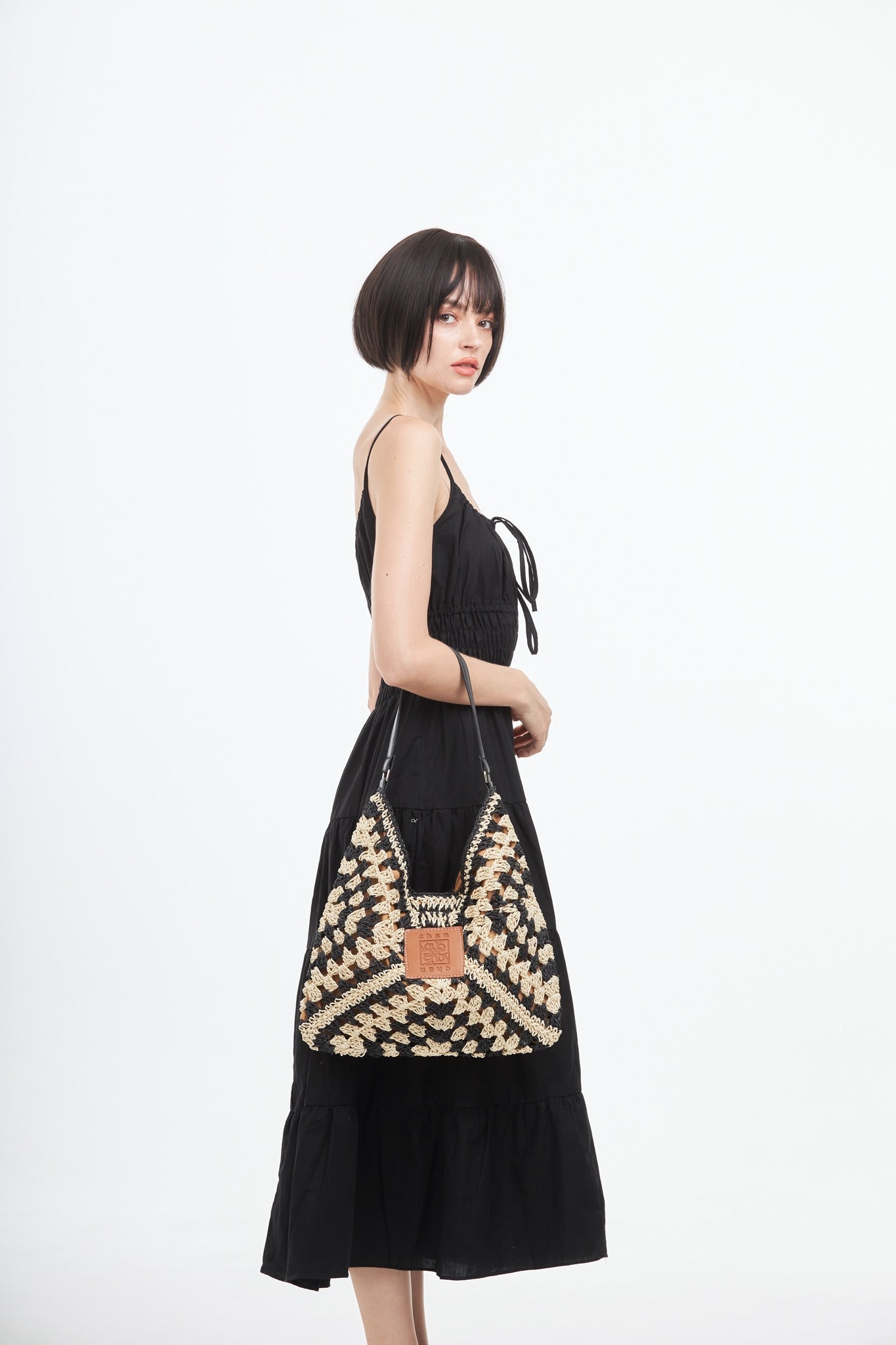 Everyday Earth – Woven Tote Bag – Black Brown