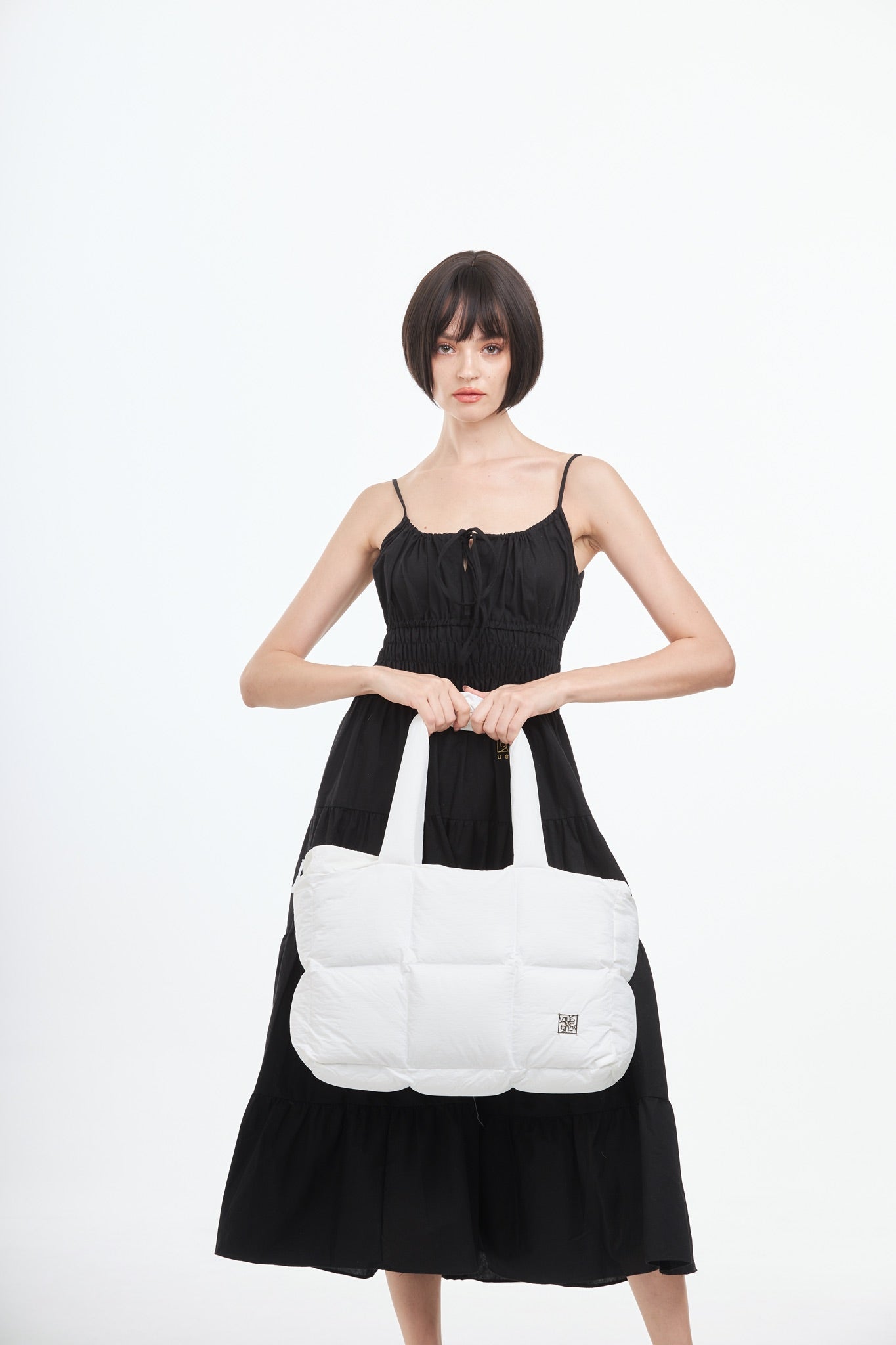 Fluffy Tote Bag XL - White