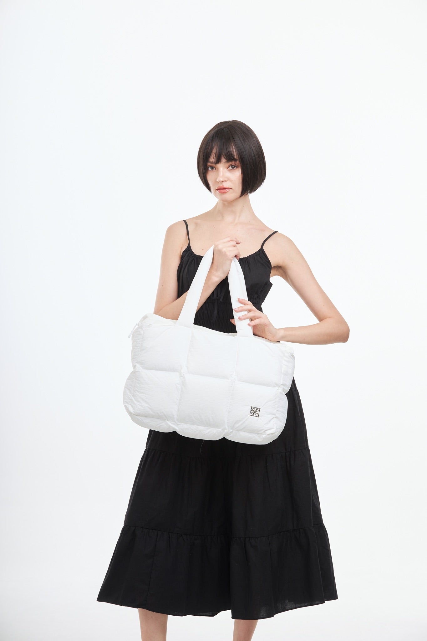 Fluffy Tote Bag XL - White