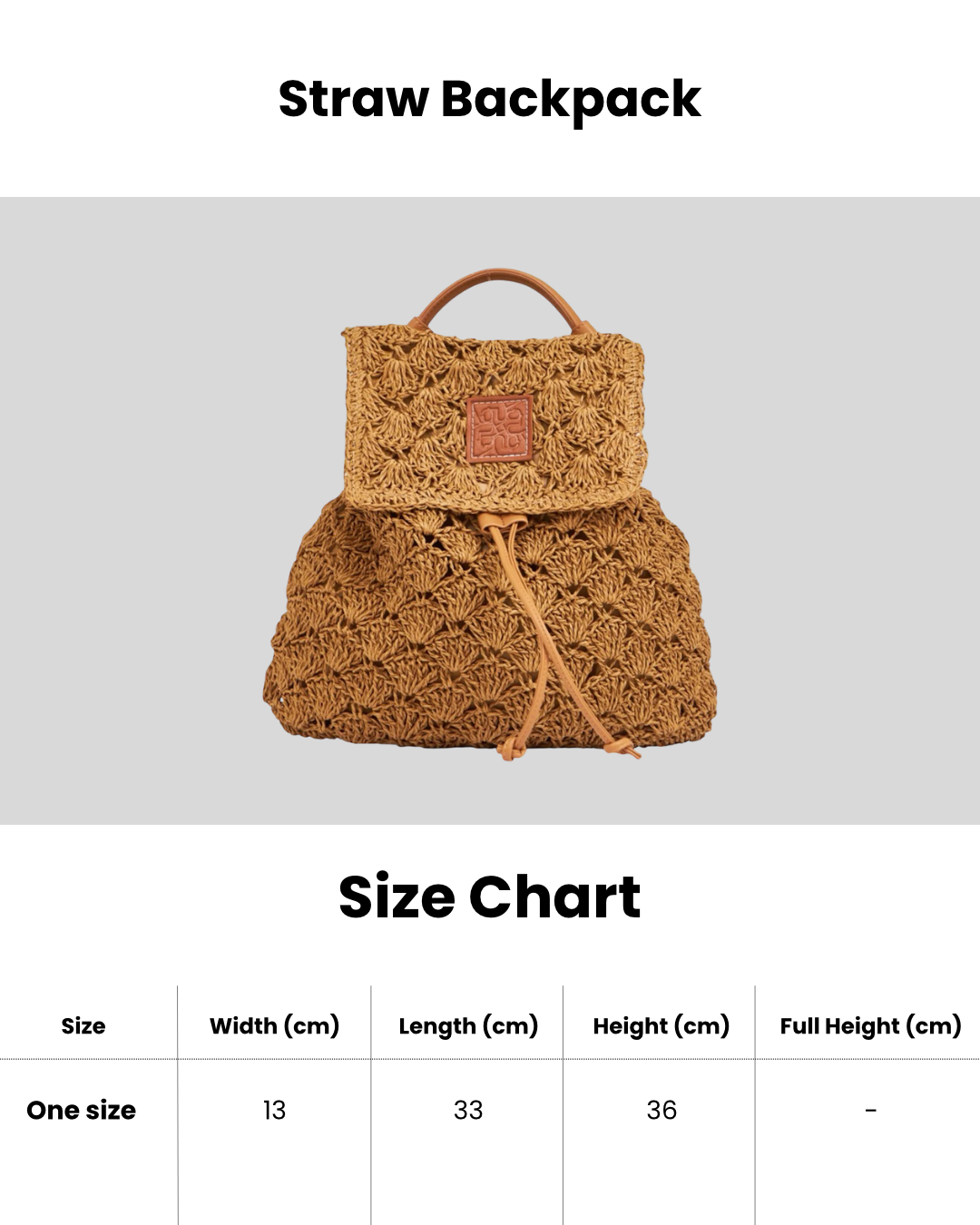 Everyday Earth – Straw Backpack – Green