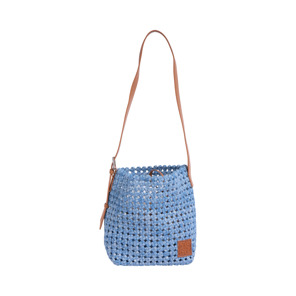 The Blue Nomad - Drift Denim Tote M- Powder Blue