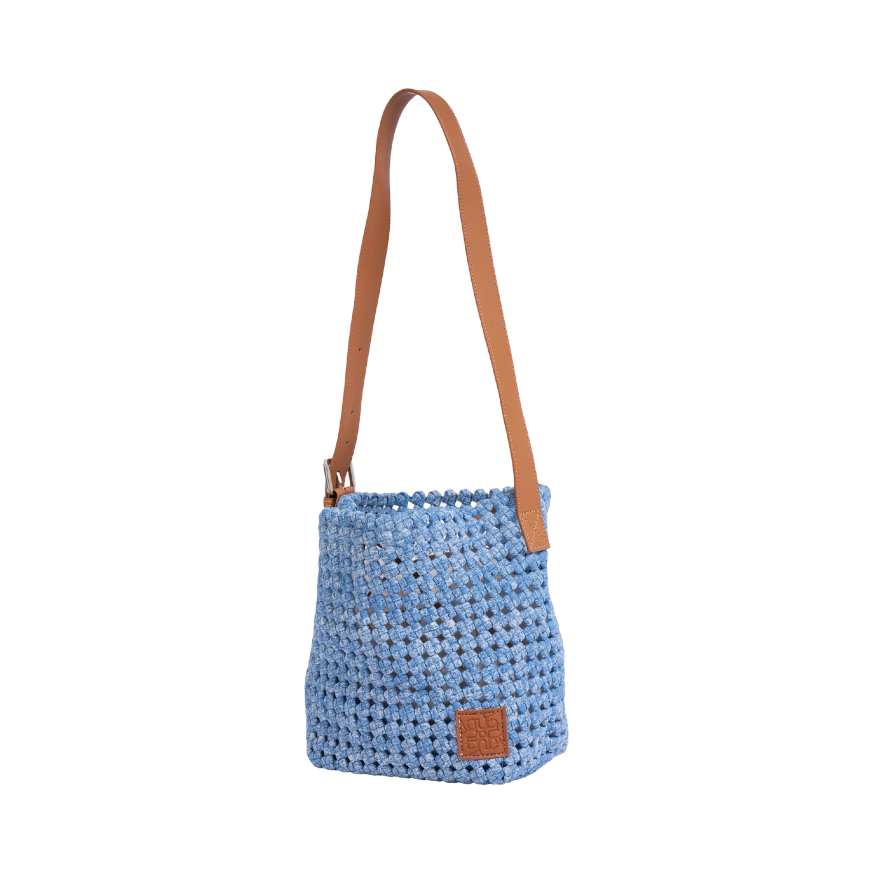 The Blue Nomad - Drift Denim Tote M- Powder Blue