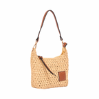 Artisan Vovage – Straw Crossbody Bag S – Brown