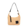 Everyday Earth – Straw Crossbody Bag S – Black
