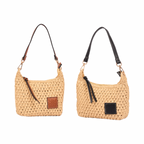 Artisan Vovage – Straw Crossbody Bag S – Brown