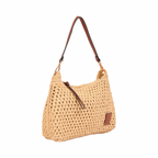 Artisan Vovage – Straw Crossbody Bag M – Brown