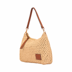 Artisan Vovage – Straw Crossbody Bag M – Brown