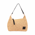 Everyday Earth – Straw Crossbody Bag M – Black