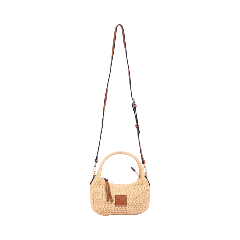 Everyday Earth – Straw Shoulder Bag – Brown