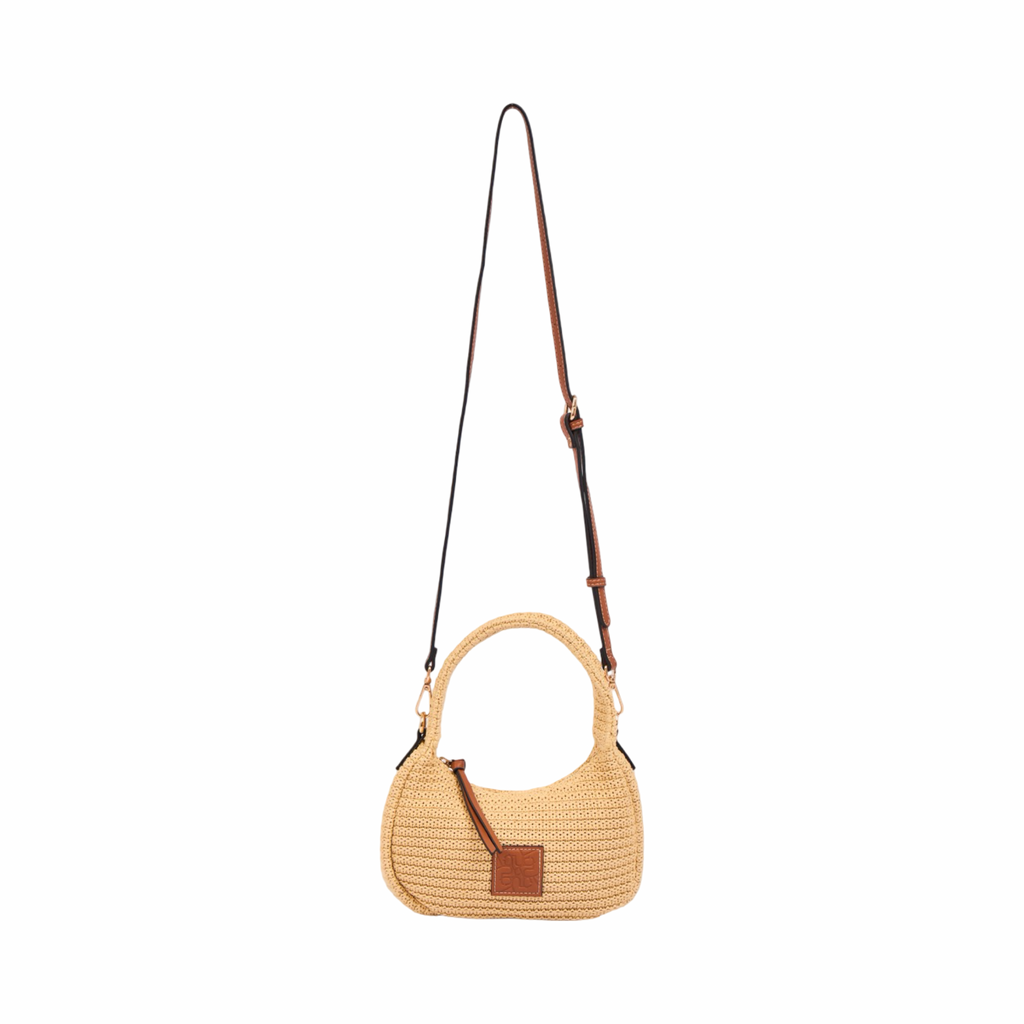 Everyday Earth – Straw Shoulder Bag – Brown