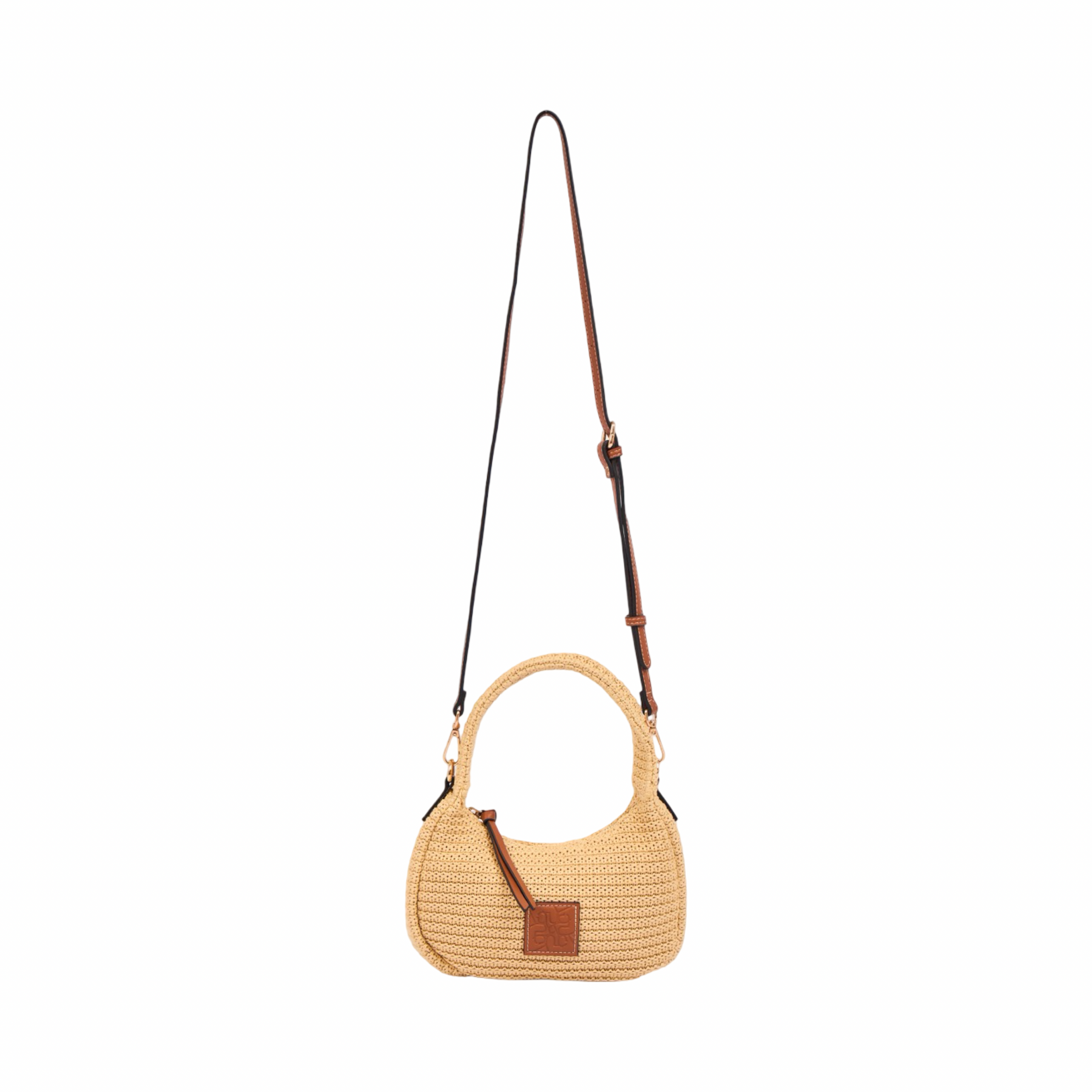 Everyday Earth – Straw Shoulder Bag – Brown