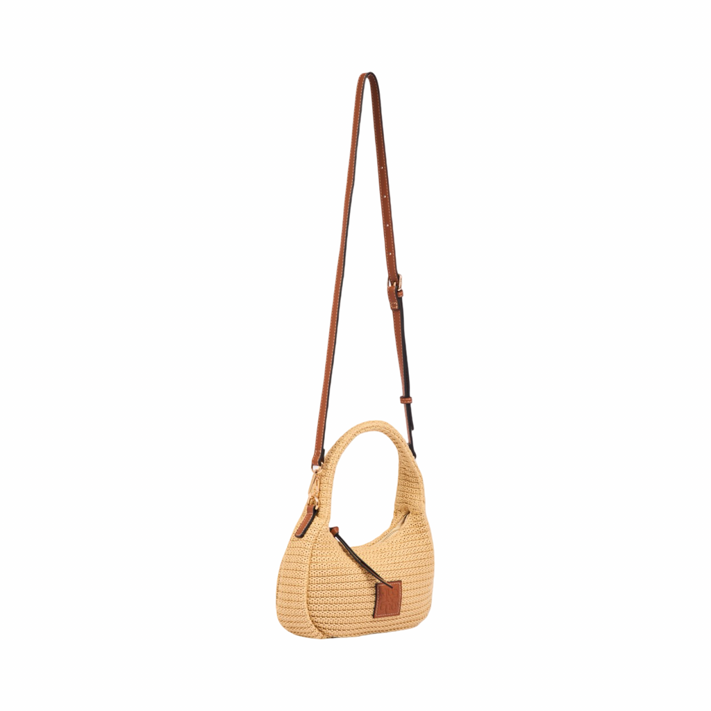 Everyday Earth – Straw Shoulder Bag – Brown