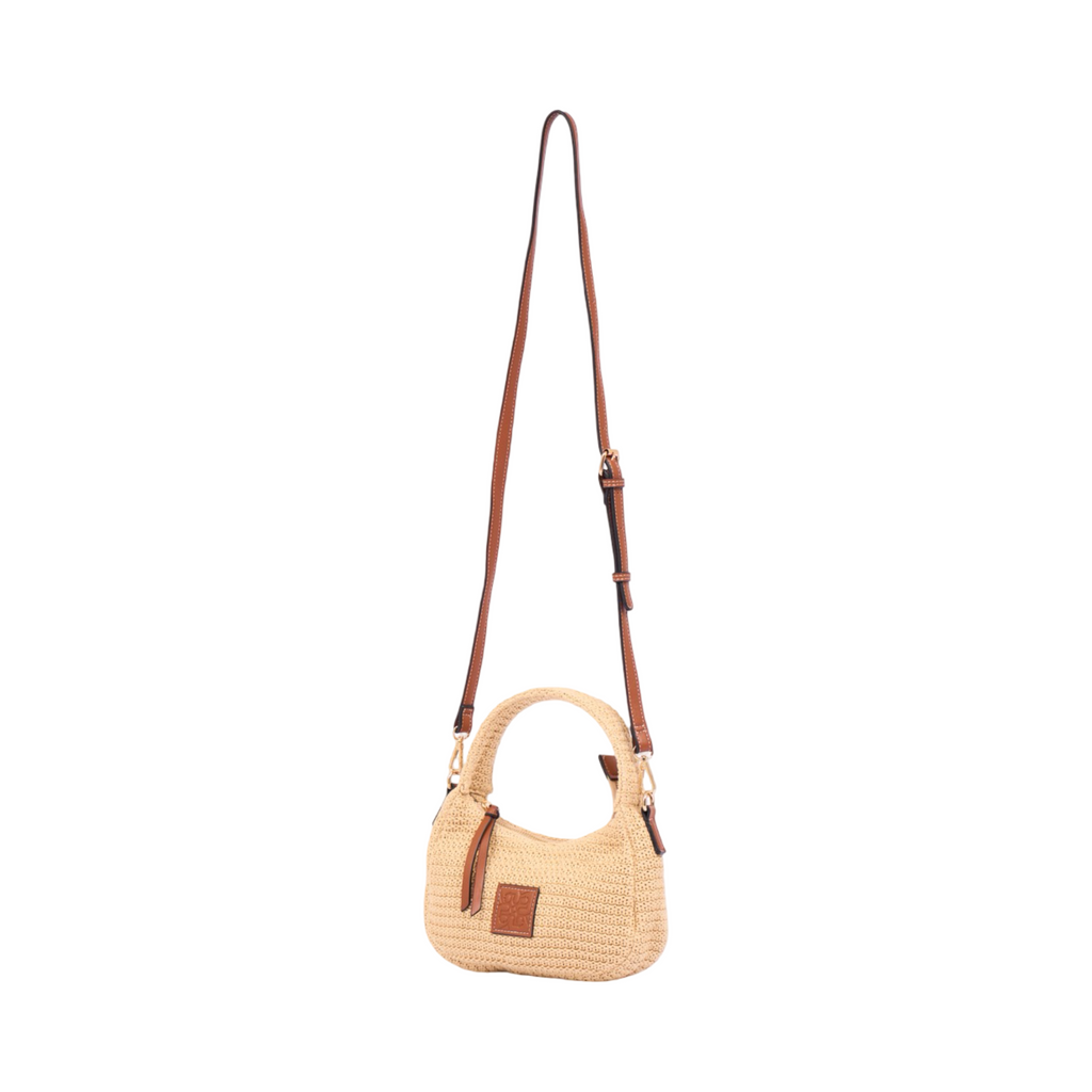 Everyday Earth – Straw Shoulder Bag – Brown
