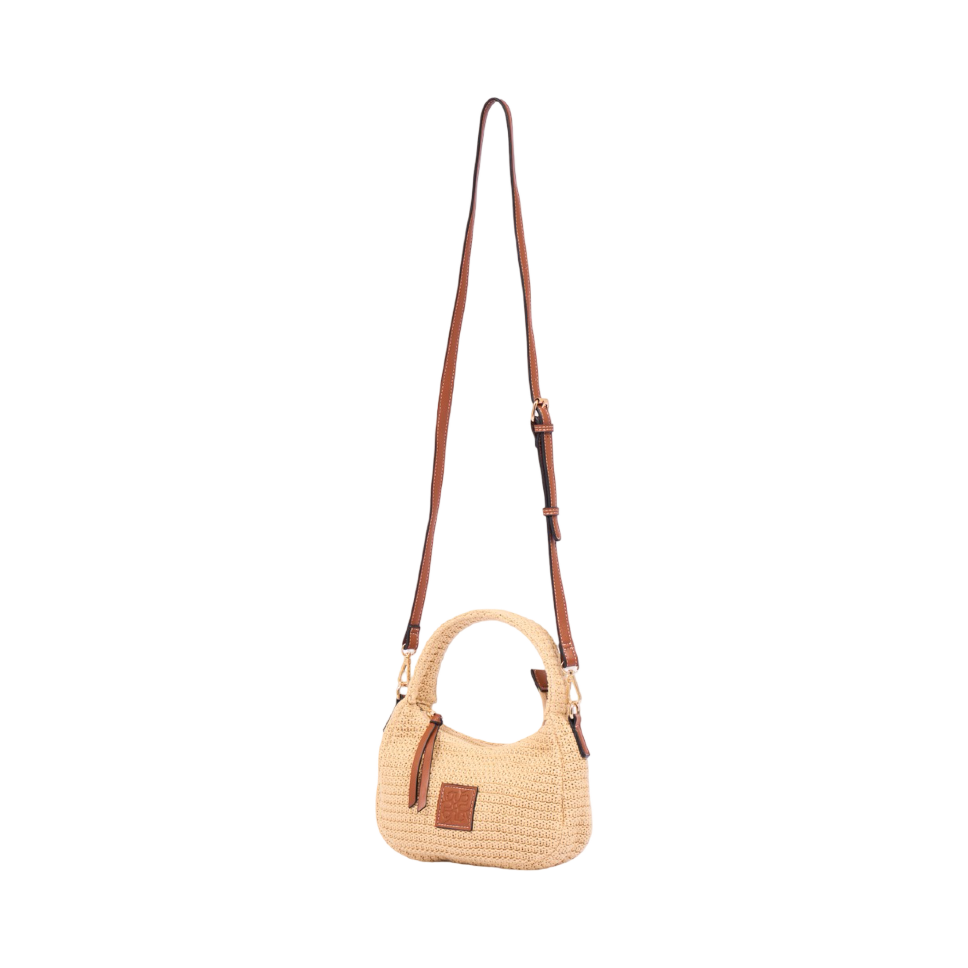 Everyday Earth – Straw Shoulder Bag – Brown