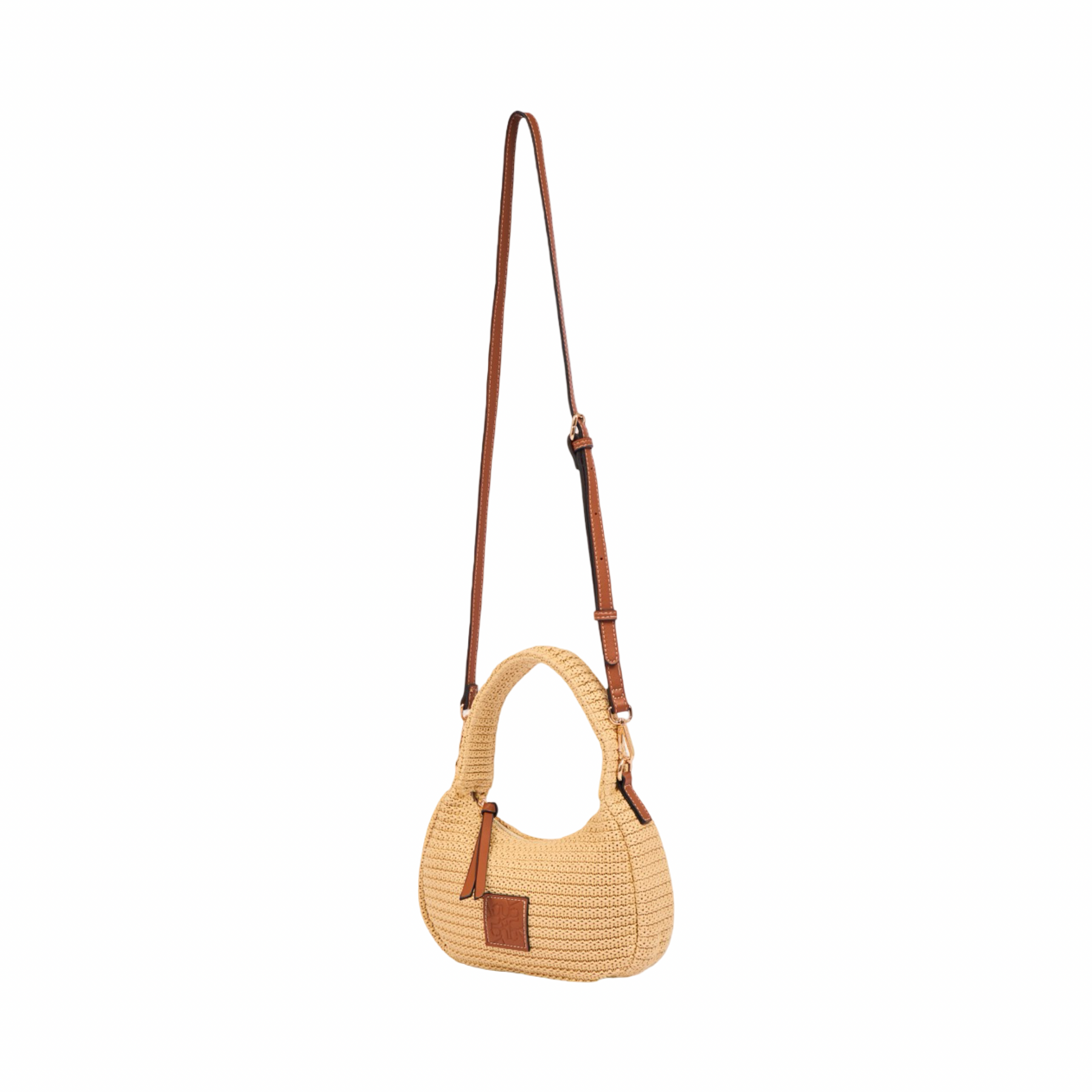 Everyday Earth – Straw Shoulder Bag – Brown