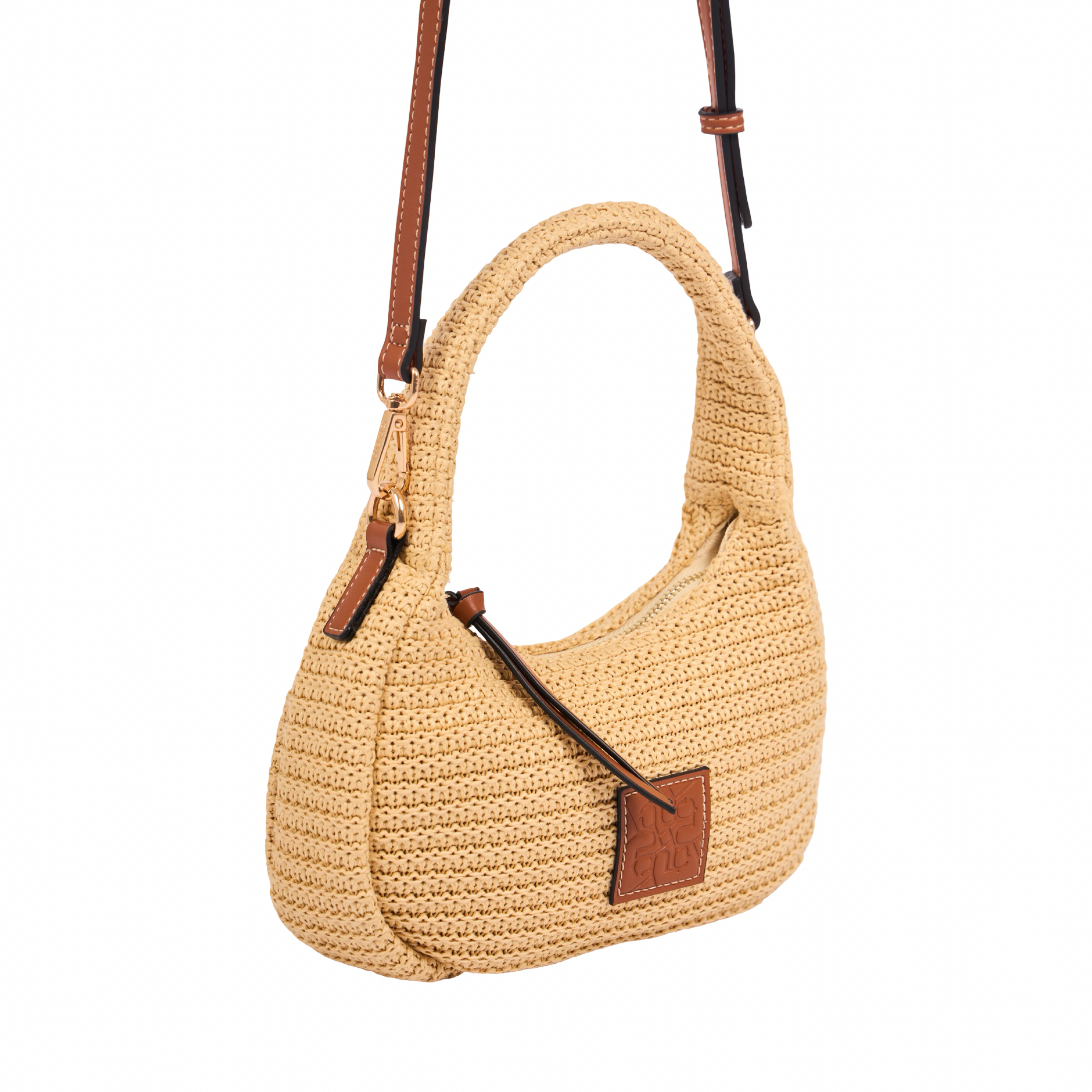 Everyday Earth – Straw Shoulder Bag – Brown