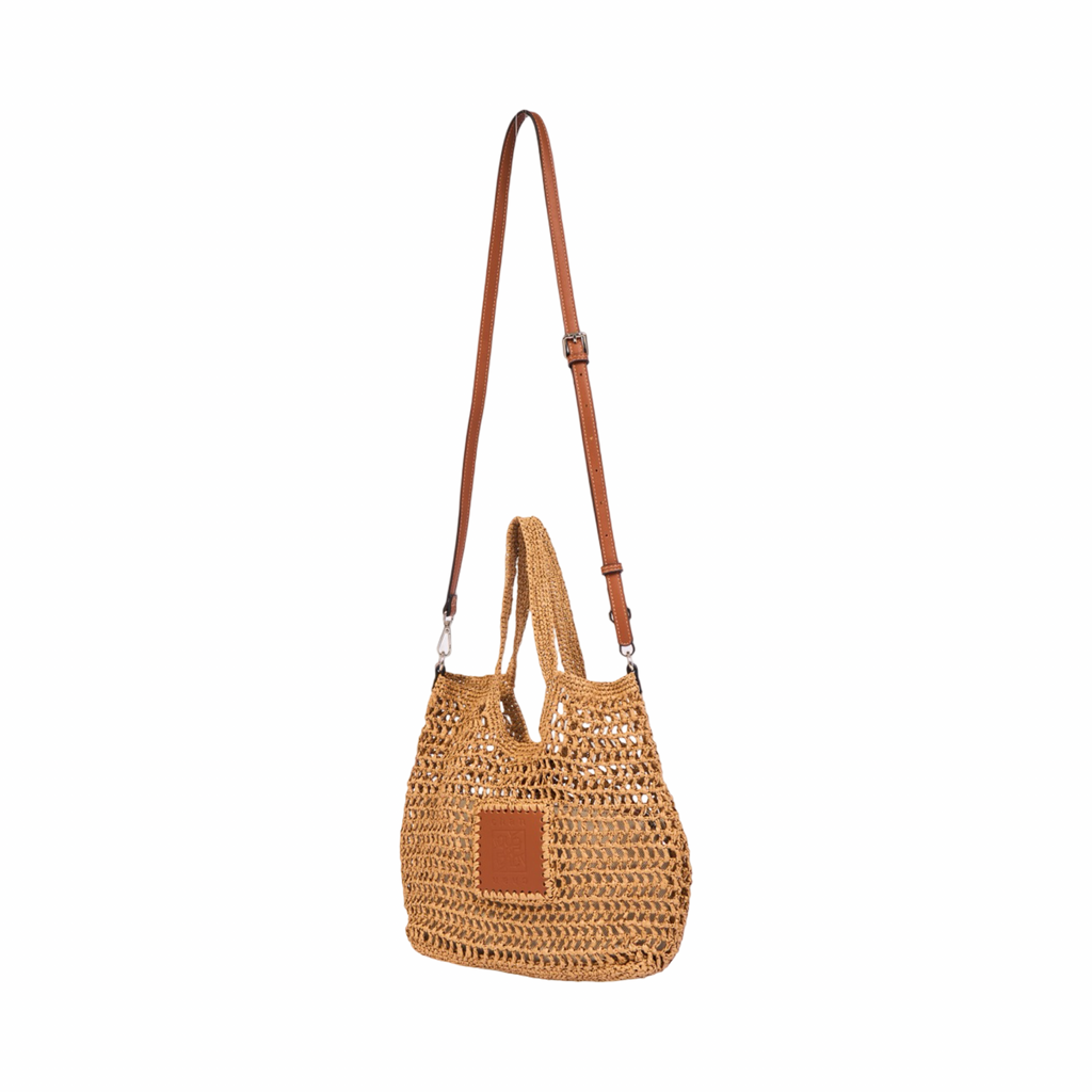 Everyday Earth – Straw Tote Bag – Brown