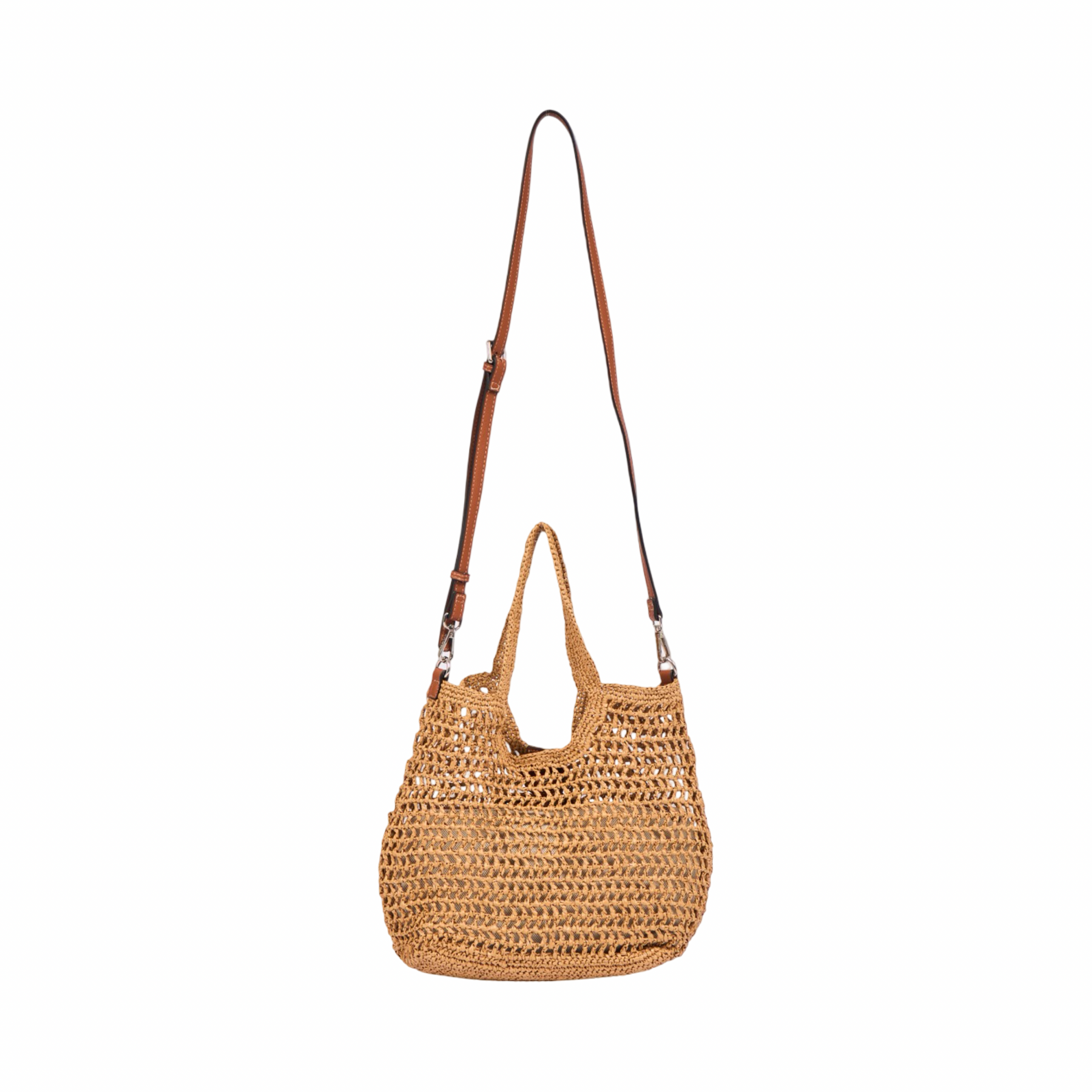 Everyday Earth – Straw Tote Bag – Brown
