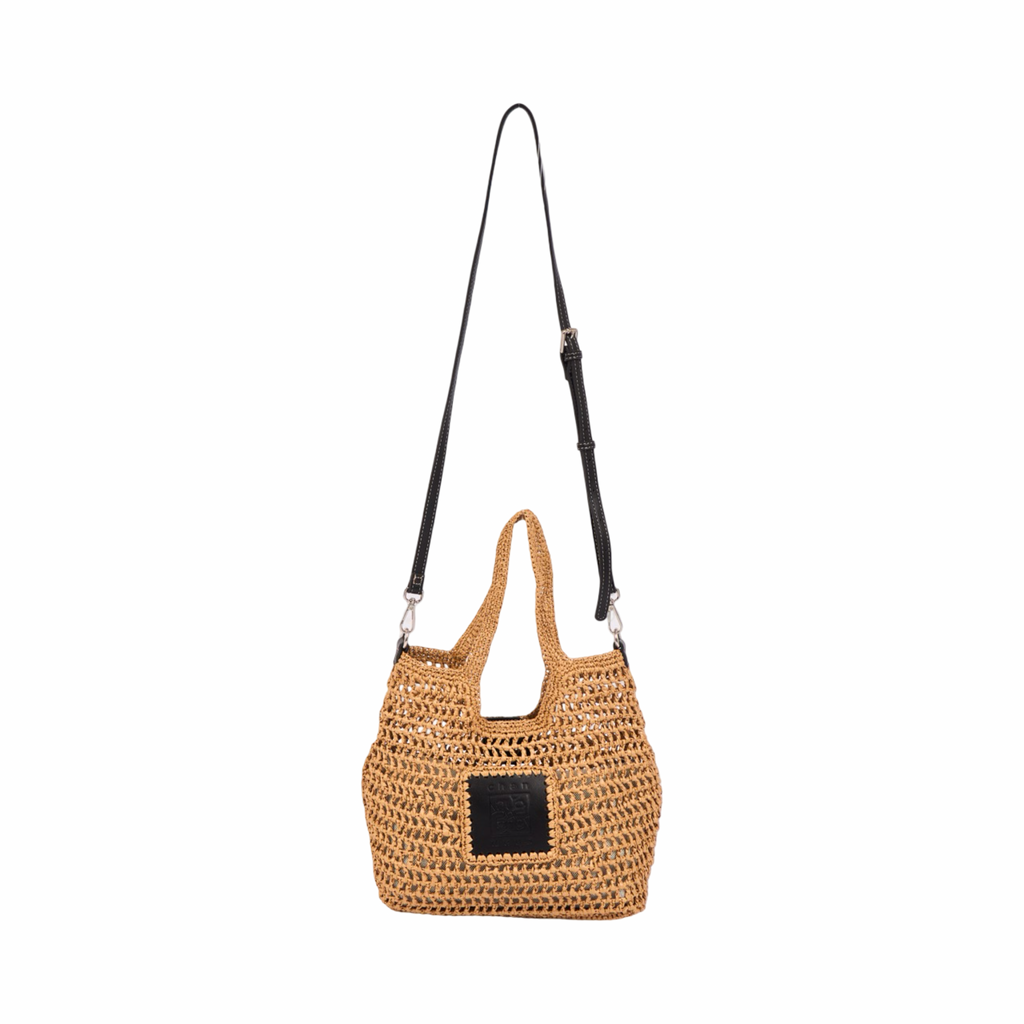 Everyday Earth – Straw Tote Bag – Black