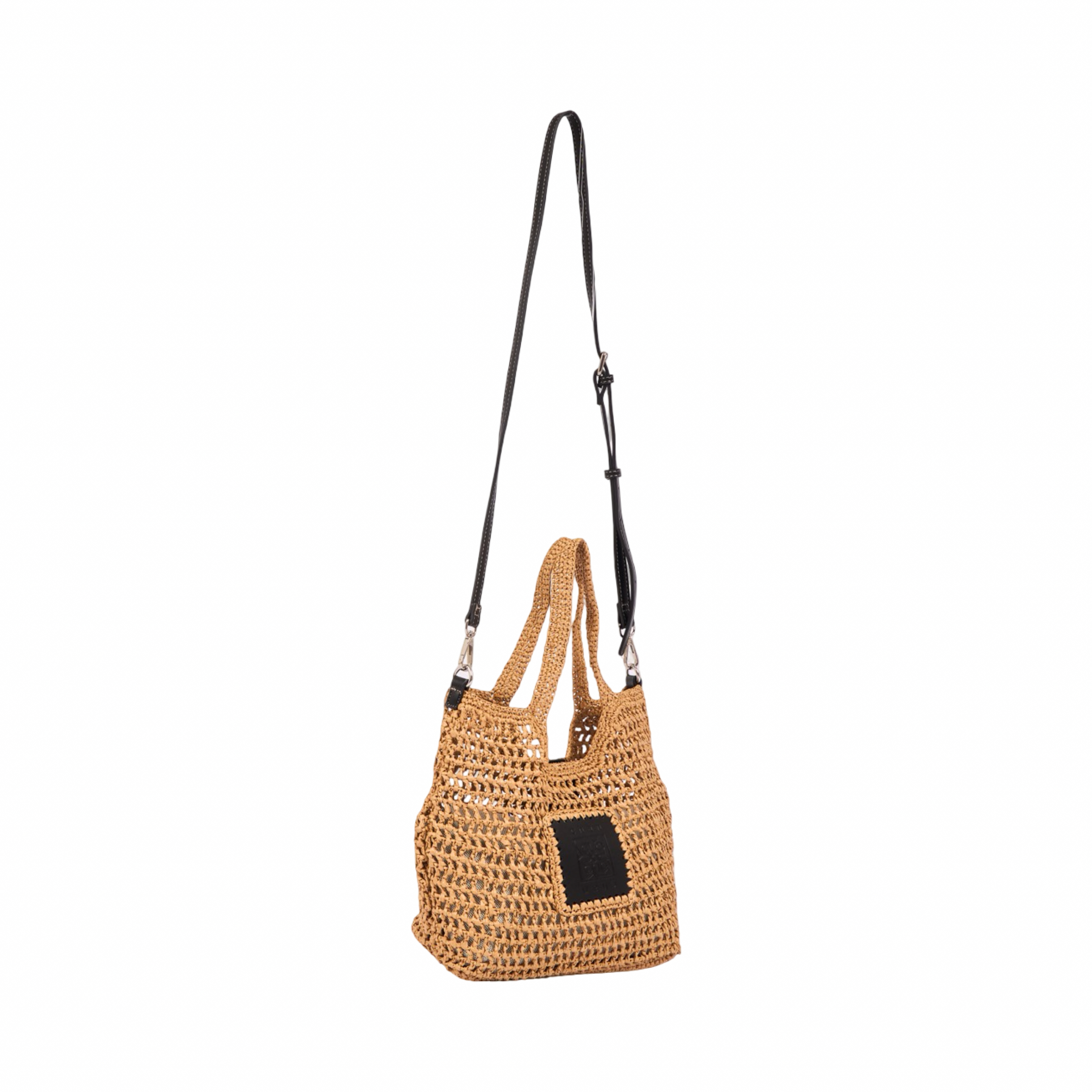 Everyday Earth – Straw Tote Bag – Black