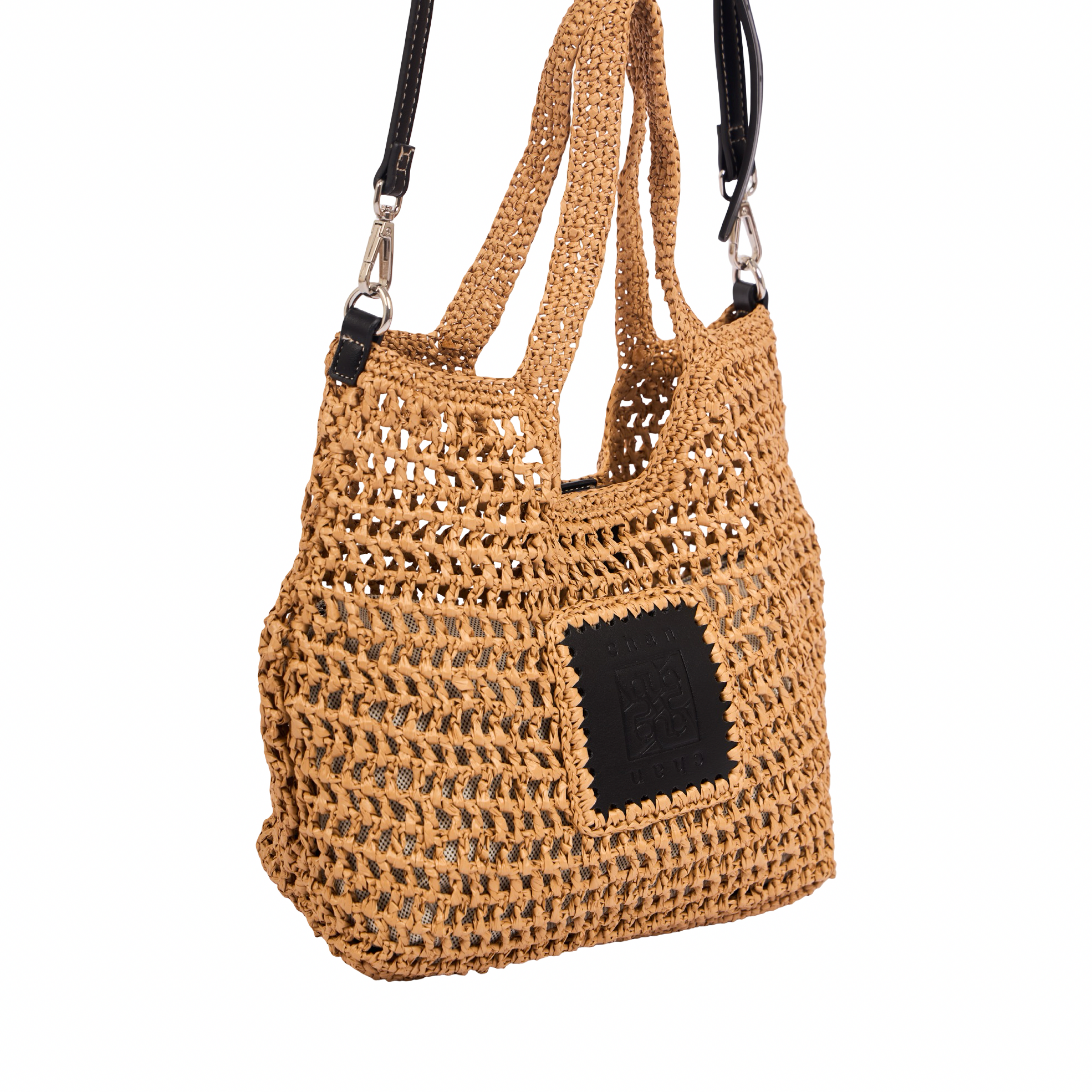 Everyday Earth – Straw Tote Bag – Black