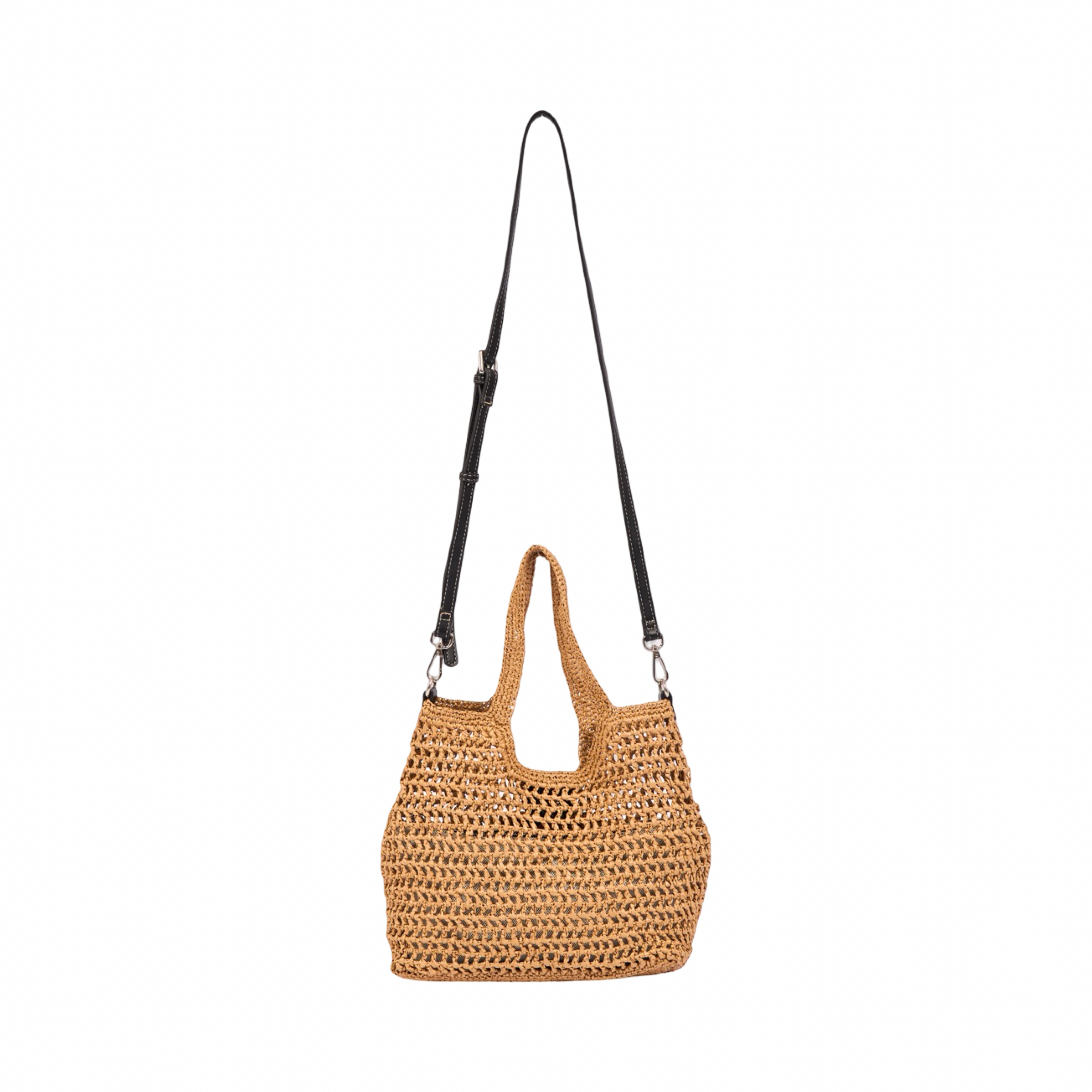 Everyday Earth – Straw Tote Bag – Black