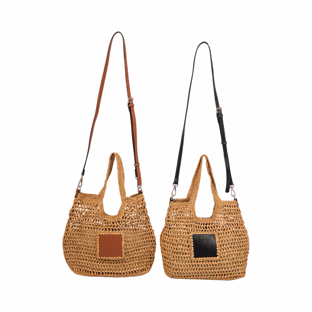 Everyday Earth – Straw Tote Bag – Brown