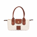 Resort Weave – Mini Shoulder Bag S – White