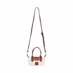 Resort Weave – Mini Shoulder Bag S – White
