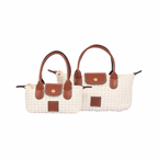 Resort Weave – Mini Shoulder Bag S – White