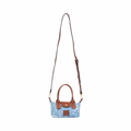 Midnight Weave – Woven Mini Shoulder Bag S – Light