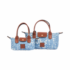 Resort Weave – Shoulder Bag M – Light Denim