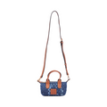 Midnight Weave – Woven Mini Shoulder Bag S – Denim