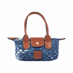 Resort Weave – Mini Shoulder Bag S – Denim