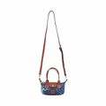 Midnight Weave – Woven Mini Shoulder Bag S – Denim