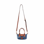 Resort Weave – Mini Shoulder Bag S – Denim