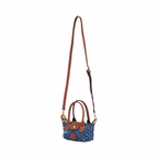 Resort Weave – Mini Shoulder Bag S – Denim