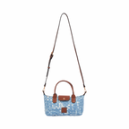 Resort Weave – Shoulder Bag M – Light Denim