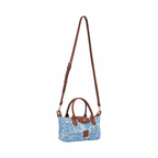 Resort Weave – Shoulder Bag M – Light Denim