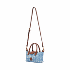 Resort Weave – Shoulder Bag M – Light Denim
