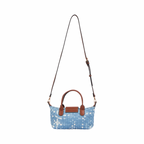 Resort Weave – Shoulder Bag M – Light Denim