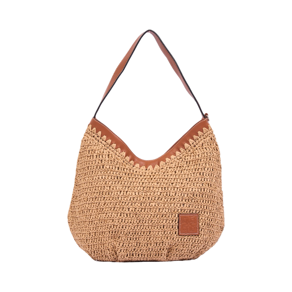Everyday Earth – Straw Tote Bag – Brown