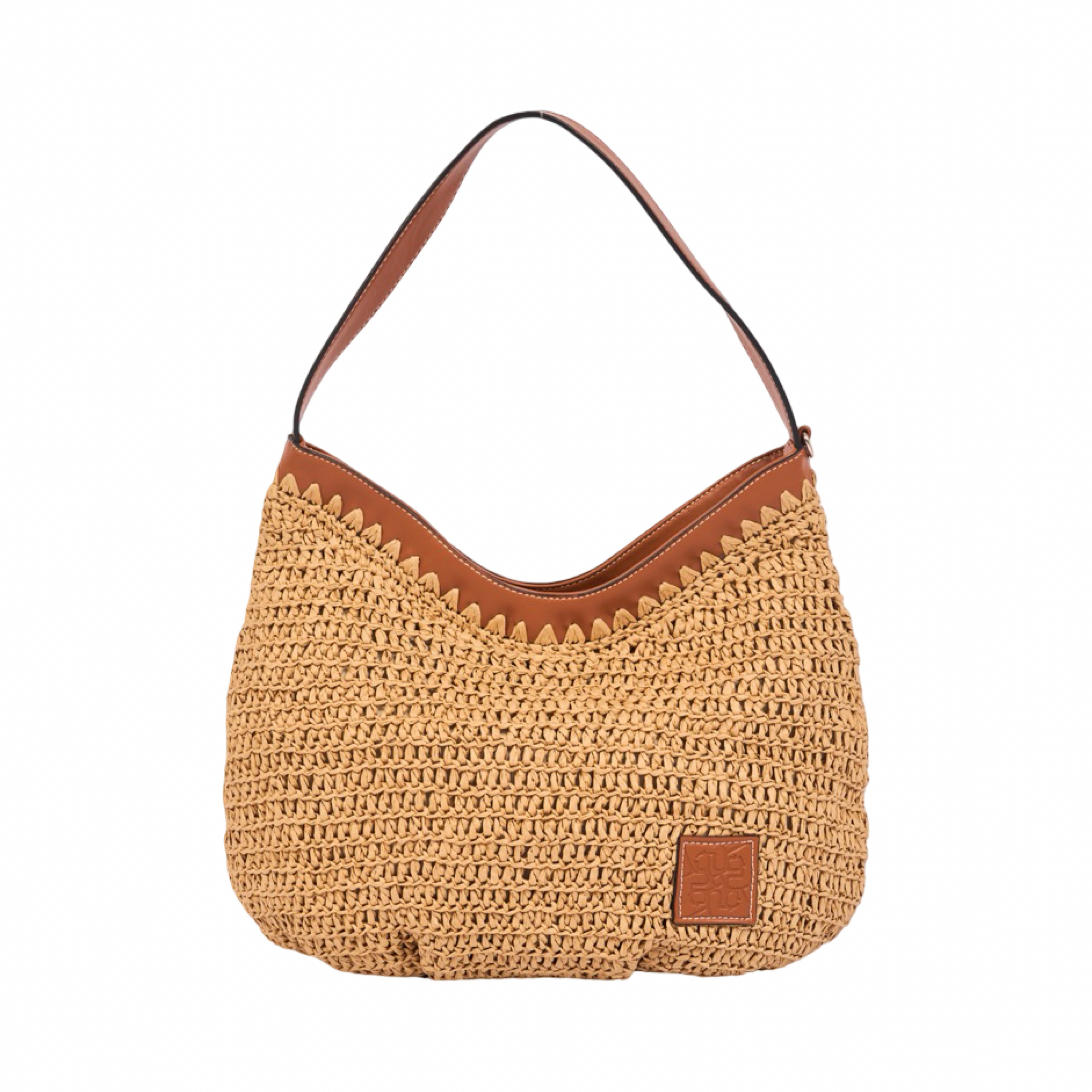 Everyday Earth – Straw Tote Bag – Brown