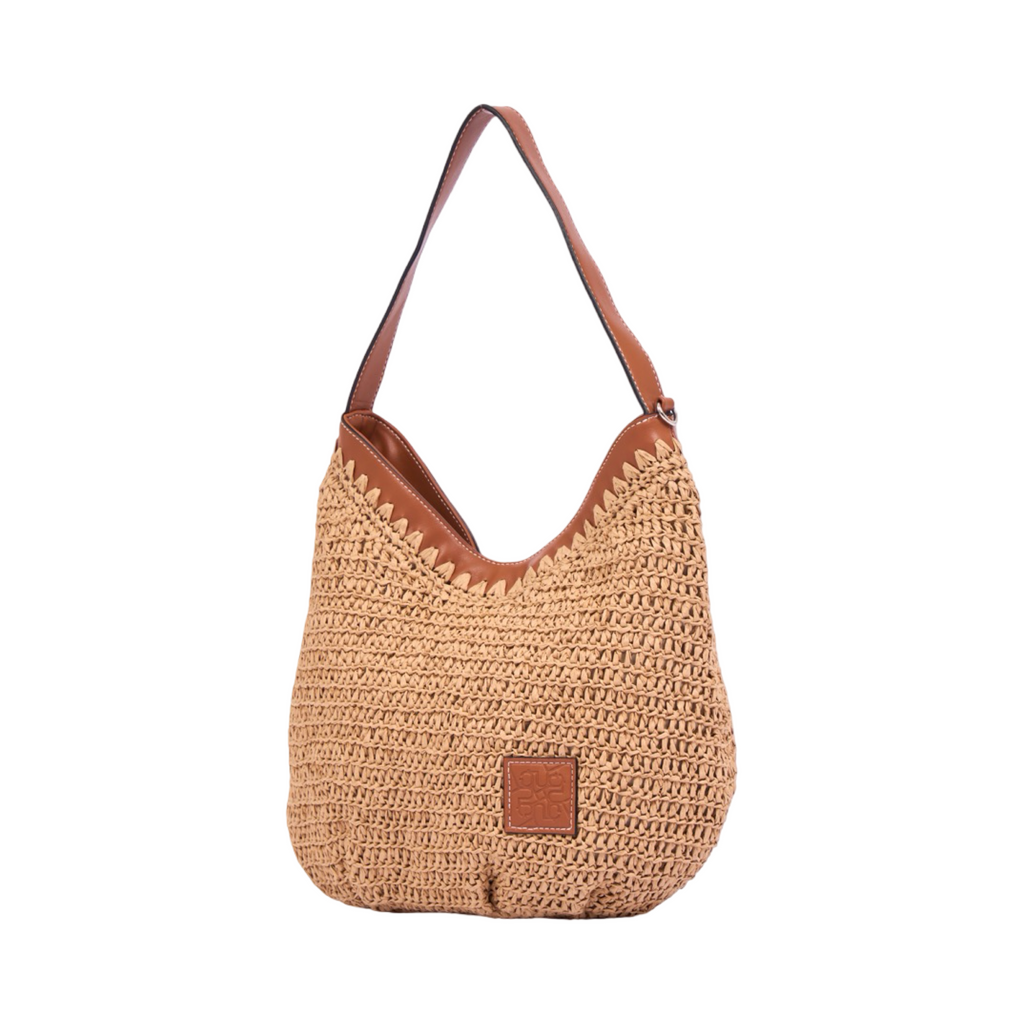 Everyday Earth – Straw Tote Bag – Brown