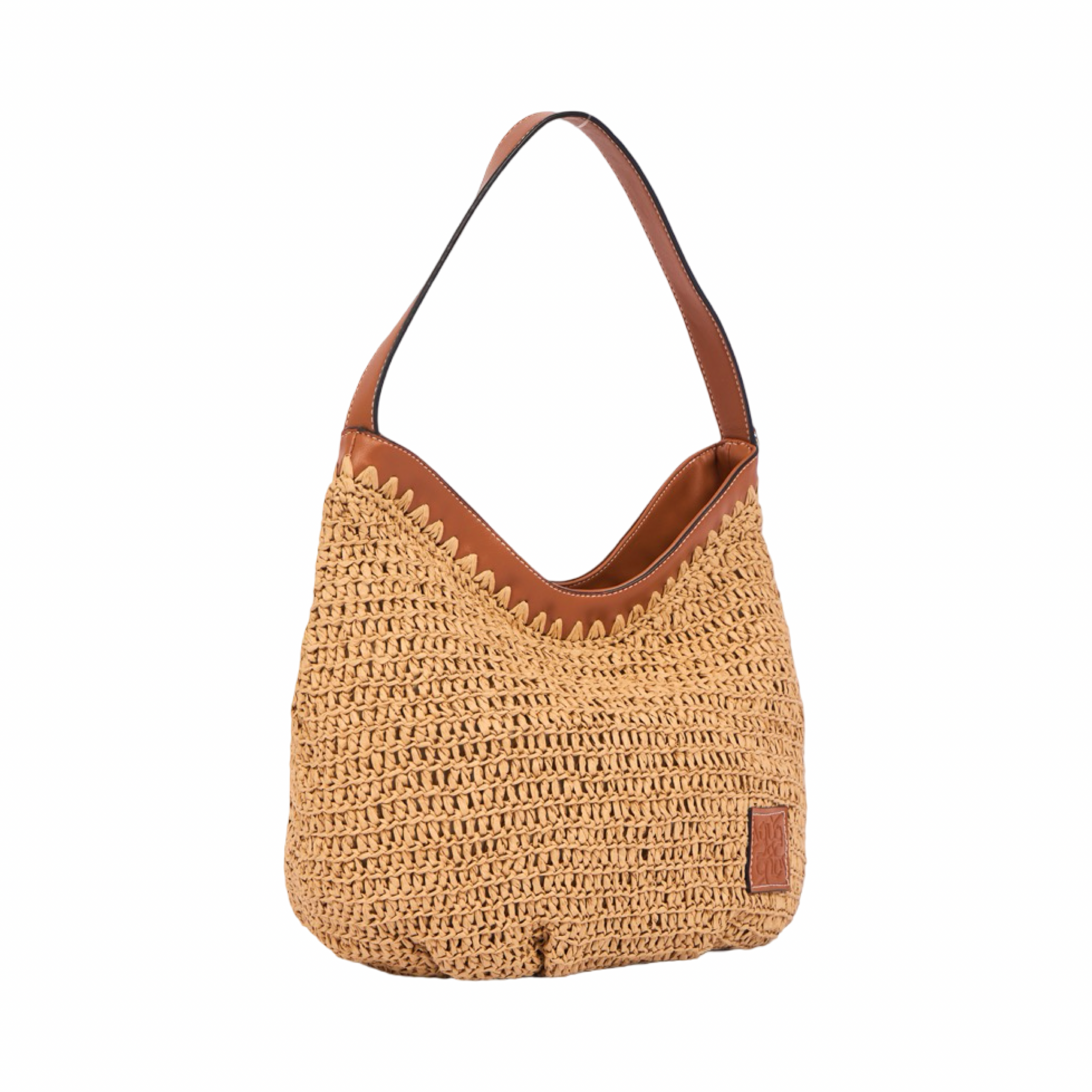 Everyday Earth – Straw Tote Bag – Brown