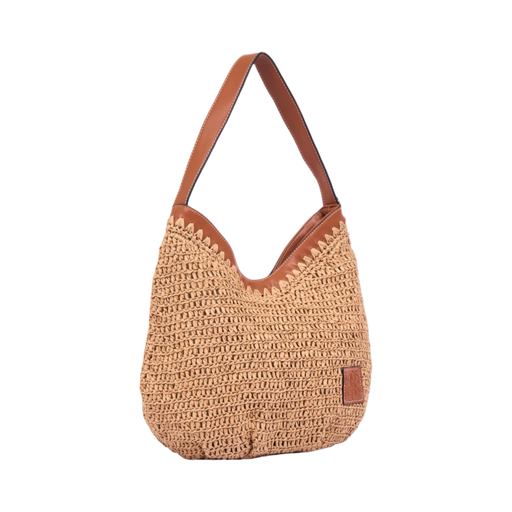 Everyday Earth – Straw Tote Bag – Brown
