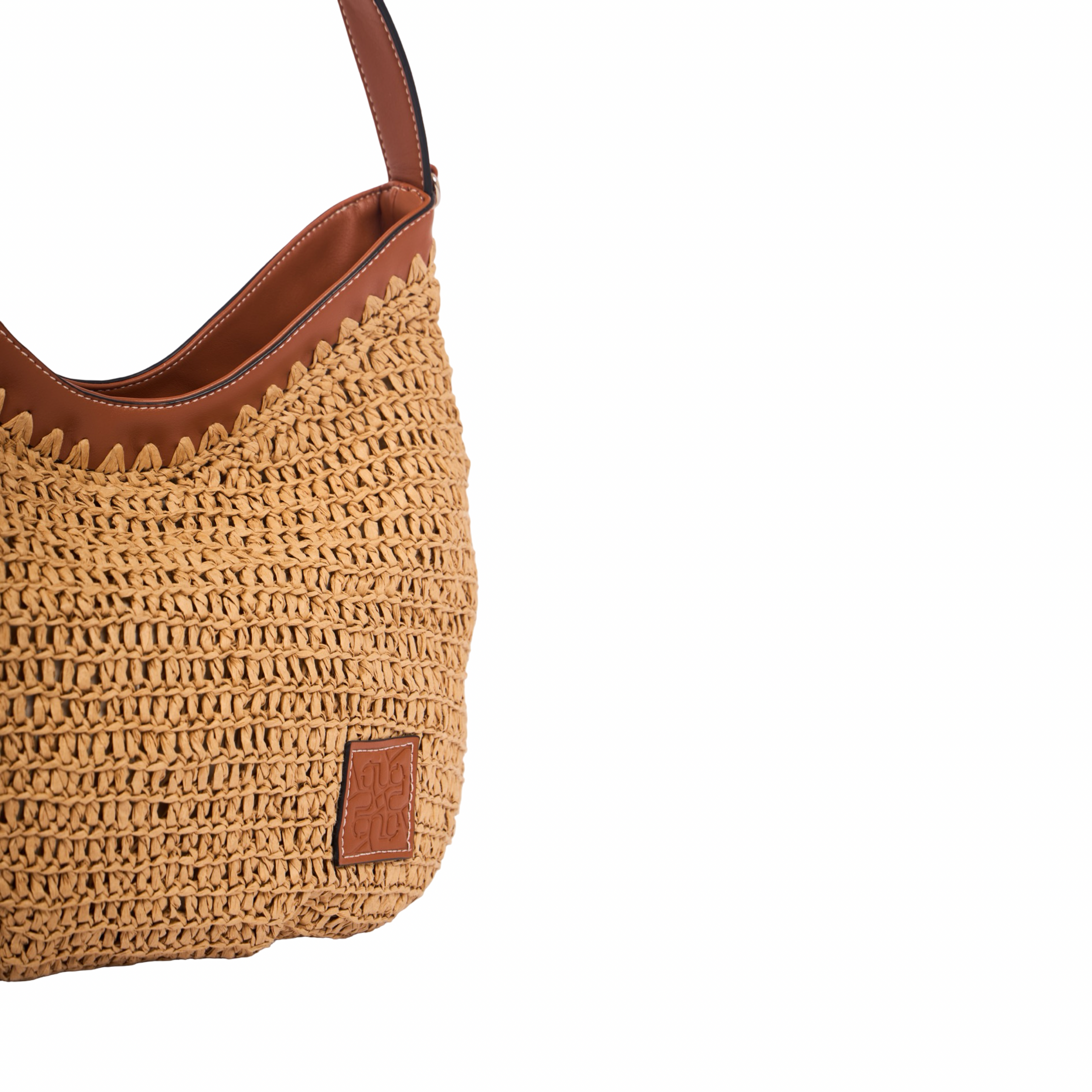 Everyday Earth – Straw Tote Bag – Brown