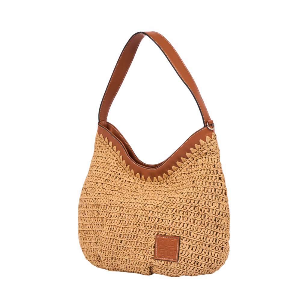 Everyday Earth – Straw Tote Bag – Brown