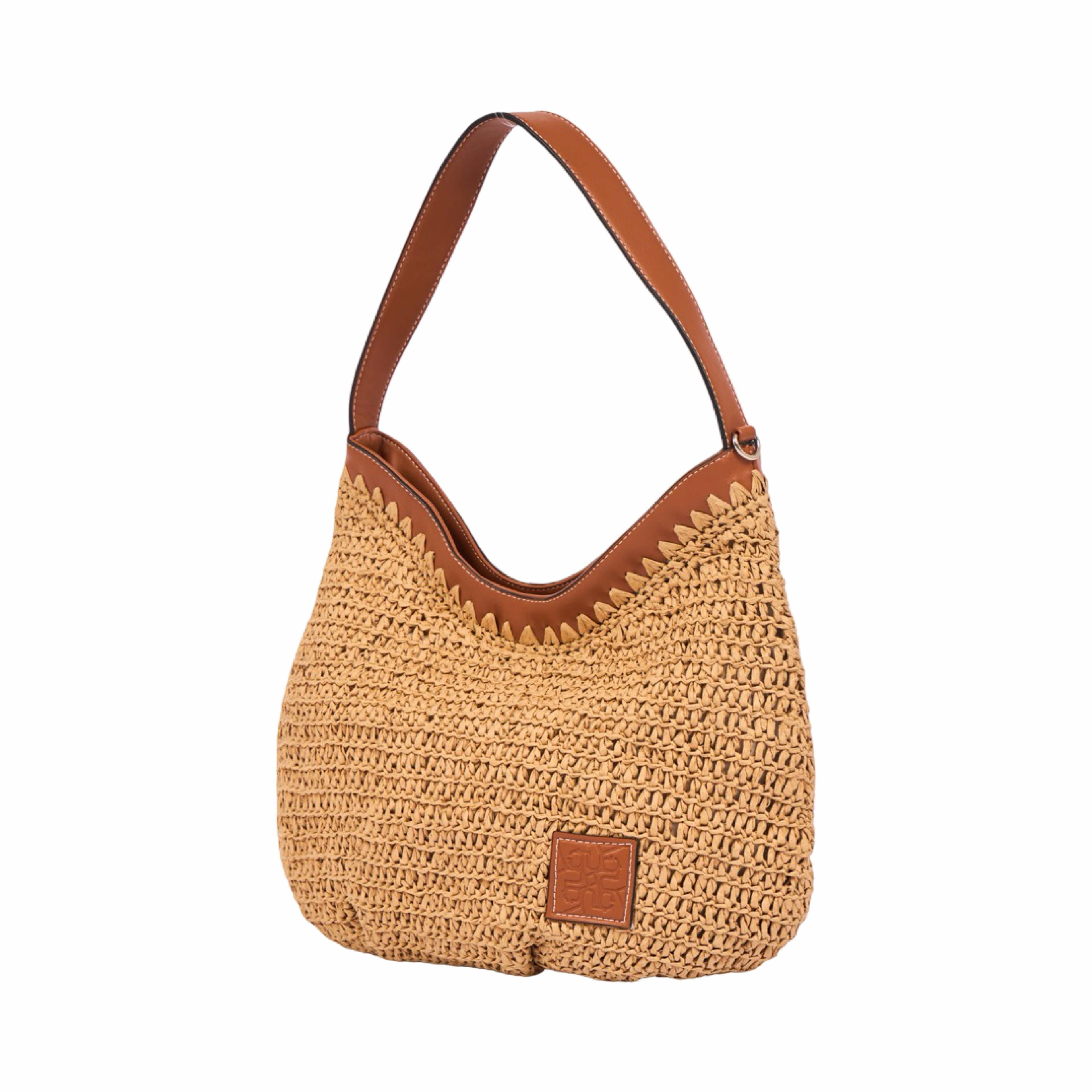 Everyday Earth – Straw Tote Bag – Brown