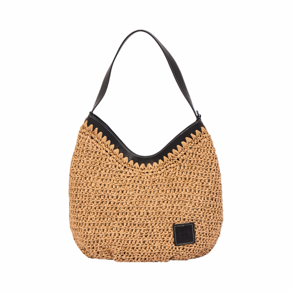 Everyday Earth – Straw Tote Bag – Black
